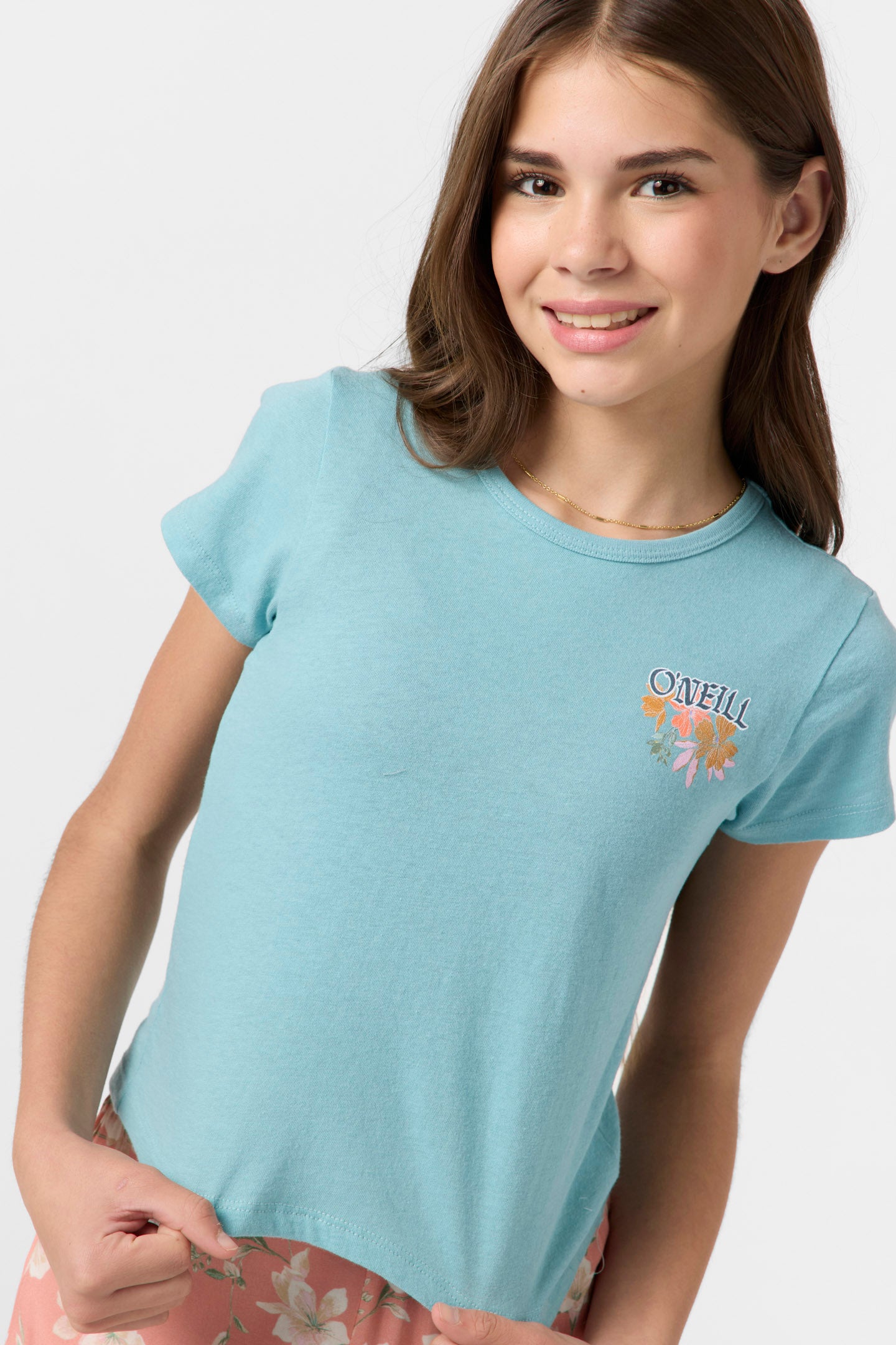 Girl's Board Bloom Tee - Nile Blue | O'Neill