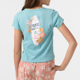 Girl's Board Bloom Tee - Nile Blue | O'Neill