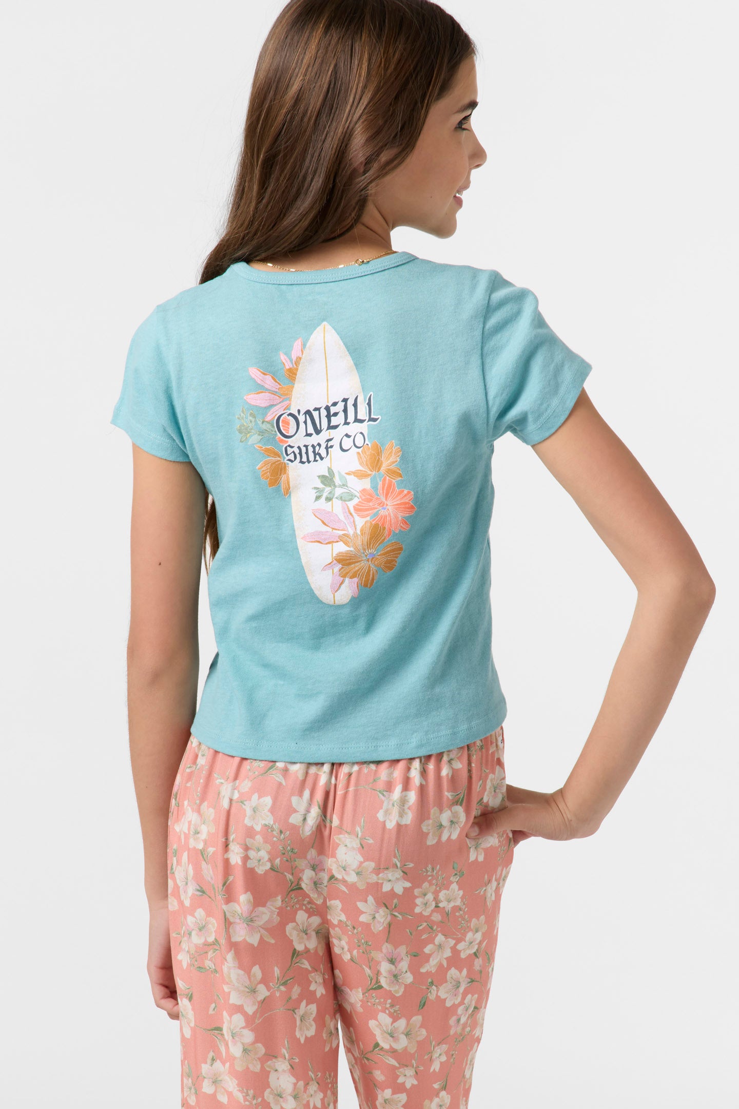 Girl's Board Bloom Tee - Nile Blue | O'Neill