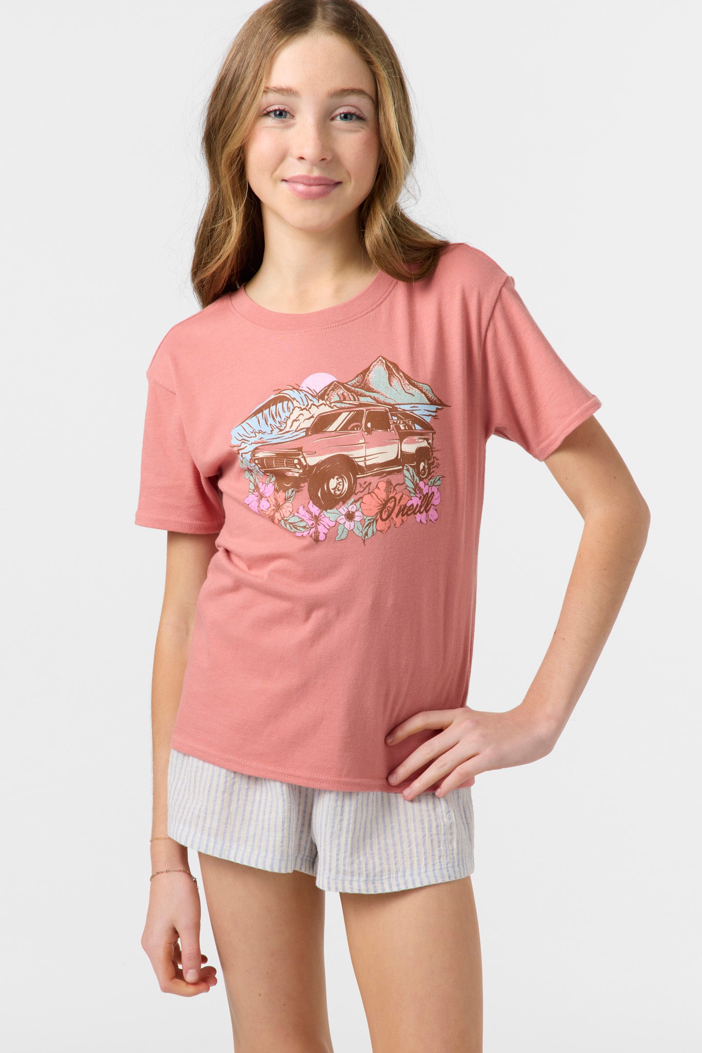 Girl's Sunset Crossing Tee - Desert Sand | O'Neill