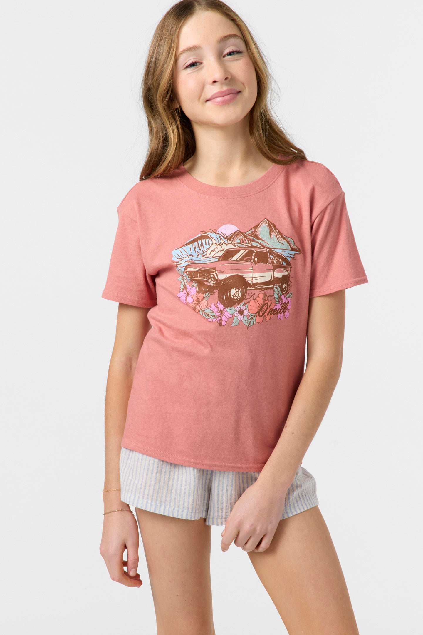 Girl's Sunset Crossing Tee - Desert Sand | O'Neill