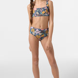 Girl's Mila Floral Square Neck Set