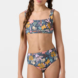 Girl's Mila Floral Square Neck Set