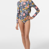 Girl's Mila Floral Twist Back Surf Suit