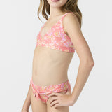 Girl's Nayomi Floral Fixed Tri Top Set