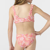 Girl's Nayomi Floral Fixed Tri Top Set