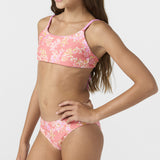 Girl's Nayomi Floral Revo Tie Back Bralette Top Set