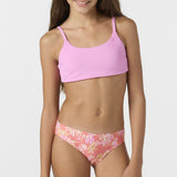 Girl's Nayomi Floral Revo Tie Back Bralette Top Set