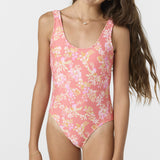 Girl's Nayomi Floral Classic One-Piece