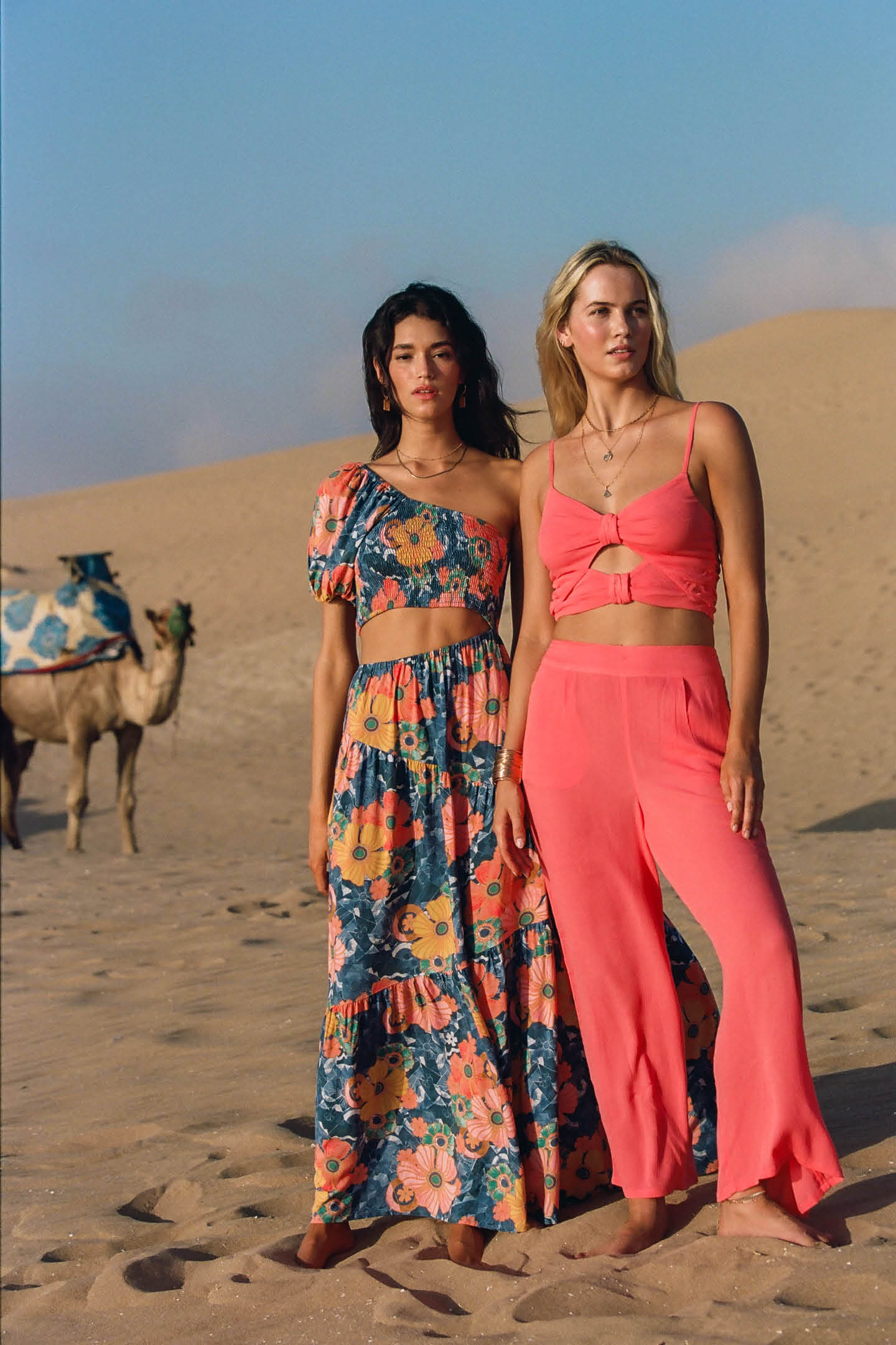 FARRAH SOLID BEACH PANTS