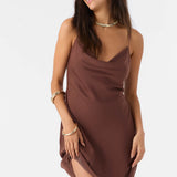 Corrine Satin Short Dress