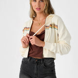 Darcie Zip Fleece Hoody Jacket