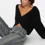 Hillside Twist Front Reversible Sweater