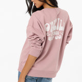 Bubble Surf Oversized Crew Neck Fleece