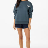 Bubble Surf Oversized Crew Neck Fleece