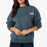Bubble Surf Oversized Crew Neck Fleece