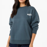 Bubble Surf Oversized Crew Neck Fleece