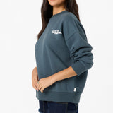 Bubble Surf Oversized Crew Neck Fleece