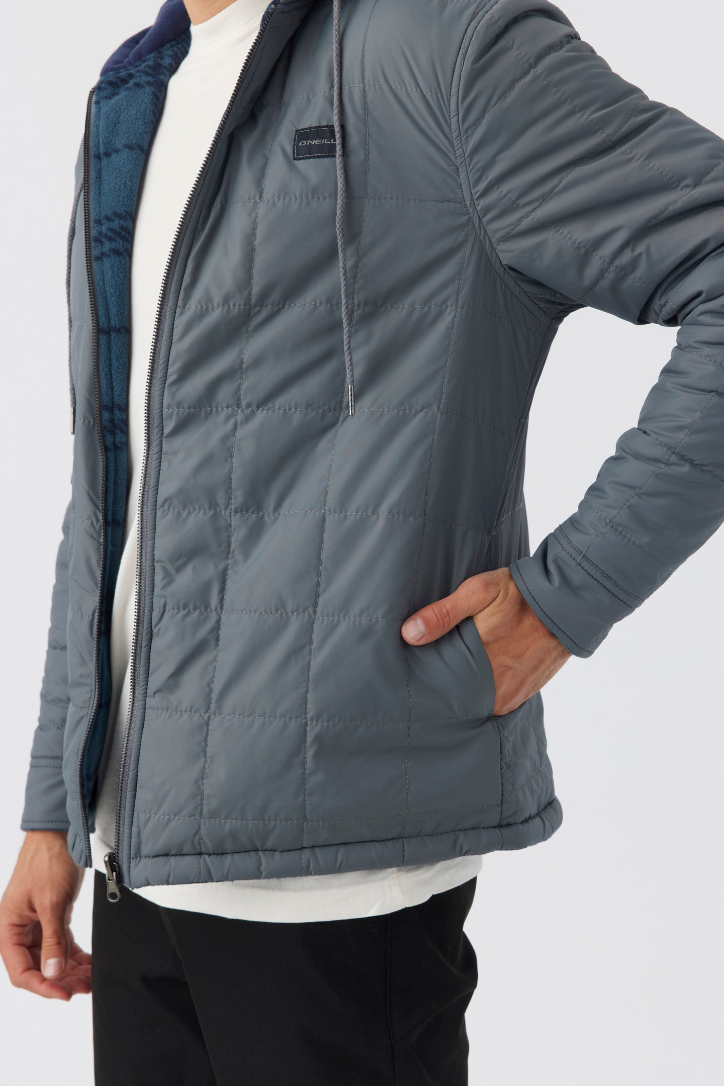 GLACIER HOOD REVERSIBLE JACKET