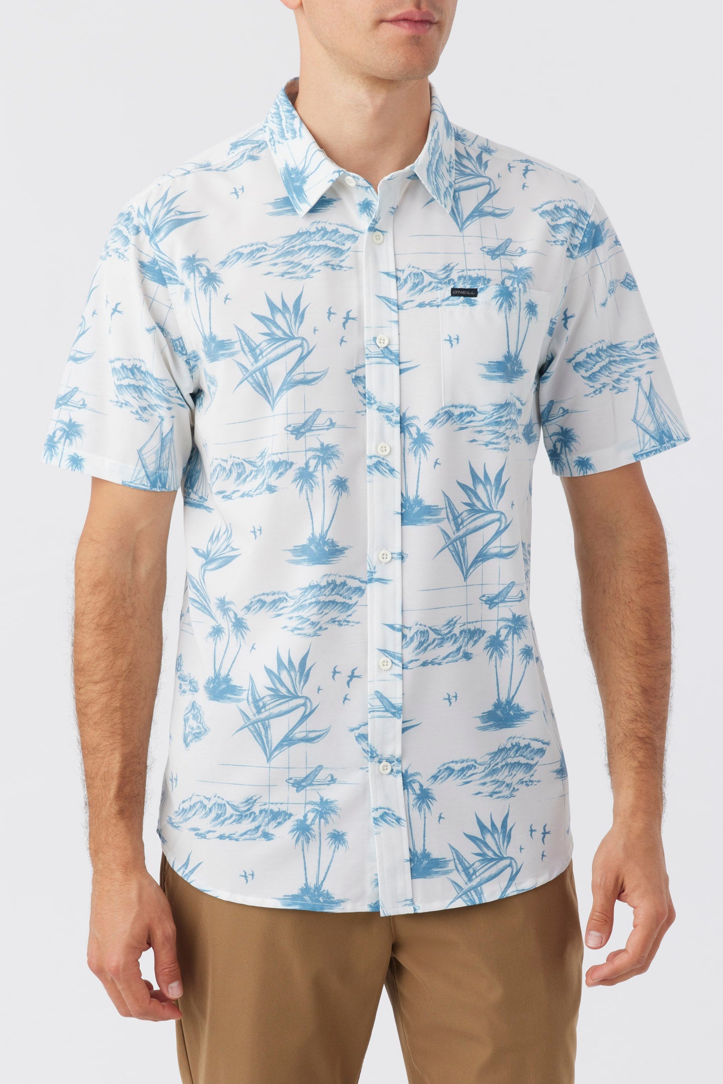 TRVLR UPF TRAVERSE HAWAII RELAXED FIT SHIRT