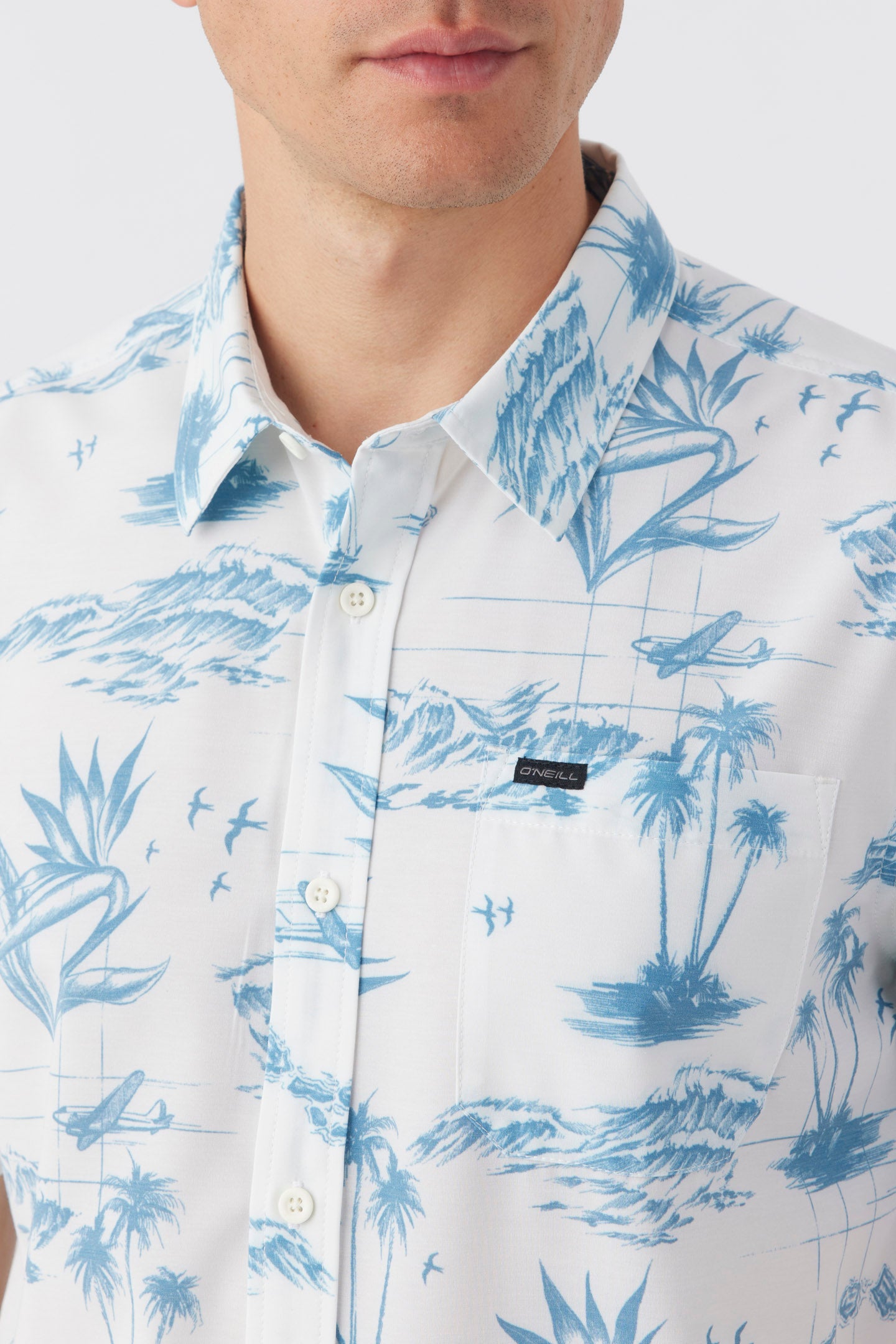 TRVLR UPF TRAVERSE HAWAII RELAXED FIT SHIRT