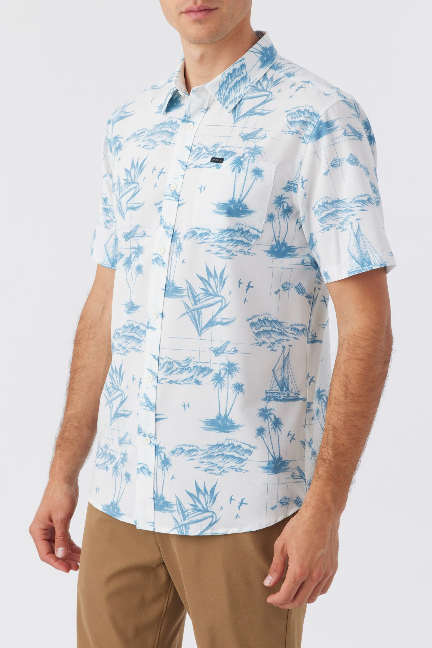 TRVLR UPF TRAVERSE HAWAII RELAXED FIT SHIRT