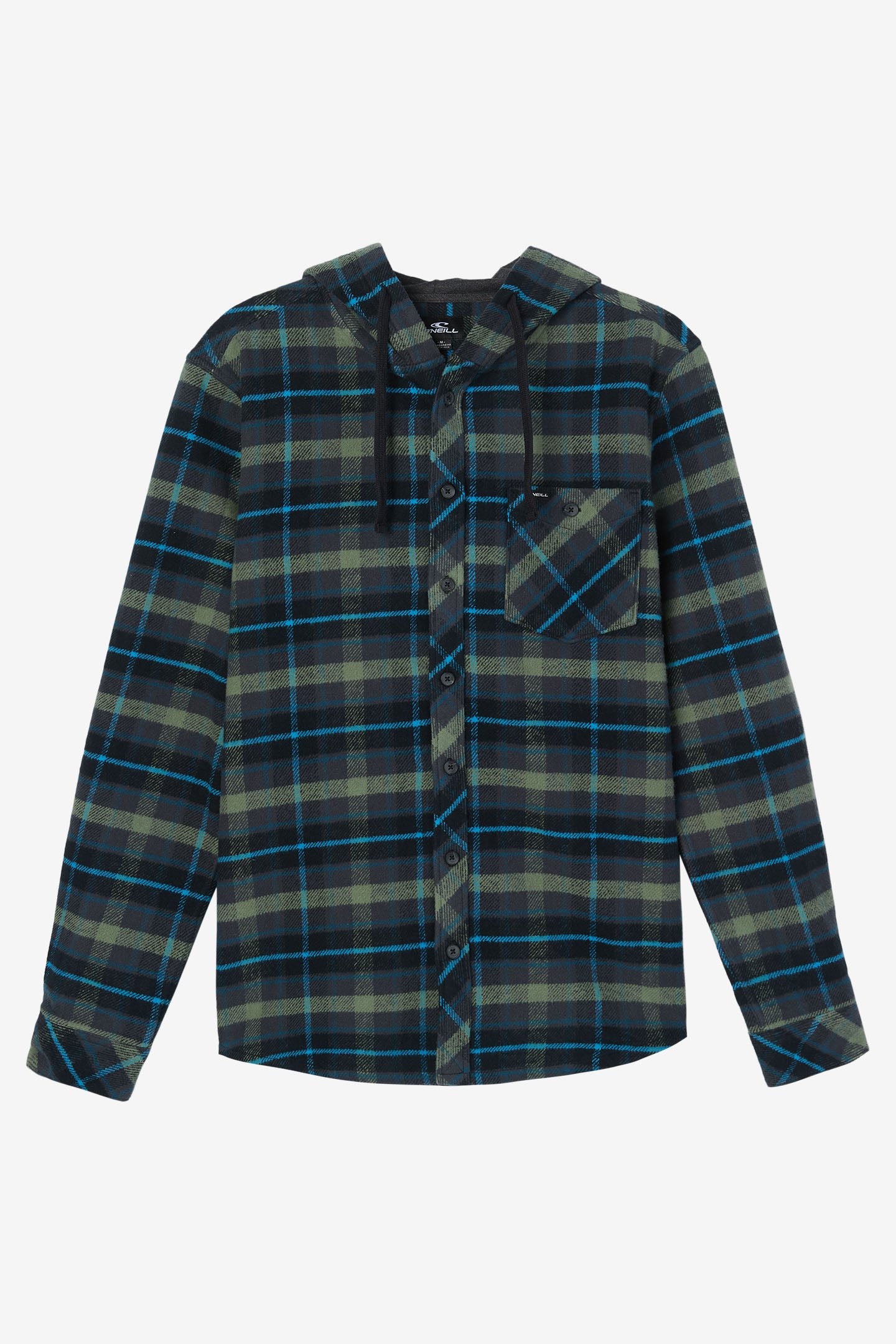 Clayton Hood Long Sleeve Shirt - Graphite | O'Neill