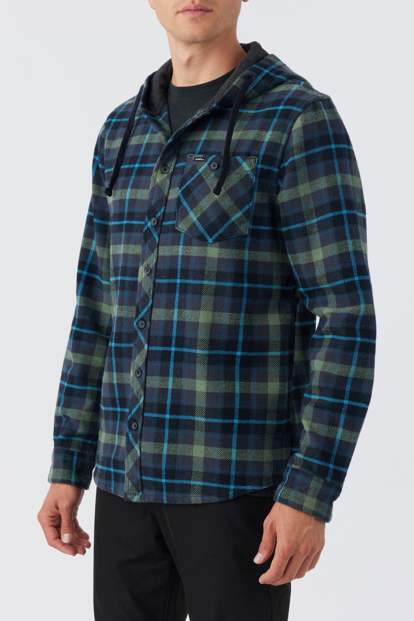 CLAYTON HOOD LONG SLEEVE SHIRT