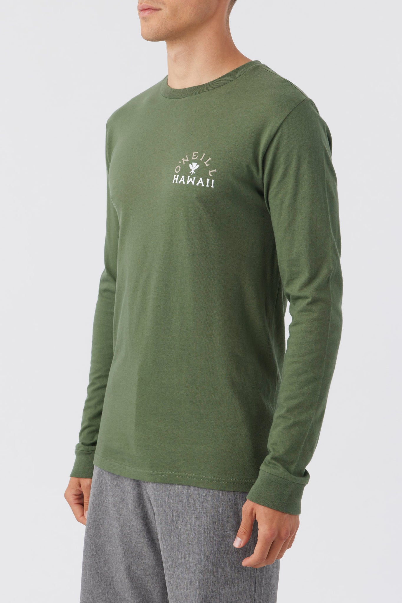 Trophy Long Sleeve Tee - Dark Olive