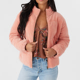 Novah Corduroy Quilted Zip Jacket