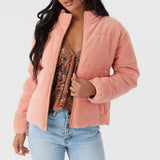 Novah Corduroy Quilted Zip Jacket