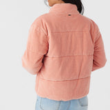 Novah Corduroy Quilted Zip Jacket