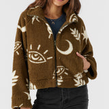Rori High Pile Fleece Cropped Jacket