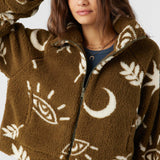 Rori High Pile Fleece Cropped Jacket