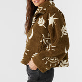 Rori High Pile Fleece Cropped Jacket