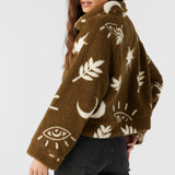 Rori High Pile Fleece Cropped Jacket