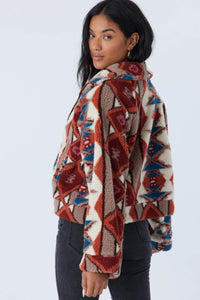 Rori High Pile Fleece Cropped Jacket - Multi Colored | O'Neill