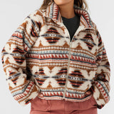 Rori High Pile Fleece Cropped Jacket