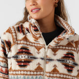 Rori High Pile Fleece Cropped Jacket