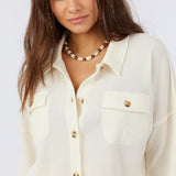 Tour Waffle Knit Cropped Top