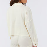 Tour Waffle Knit Cropped Top