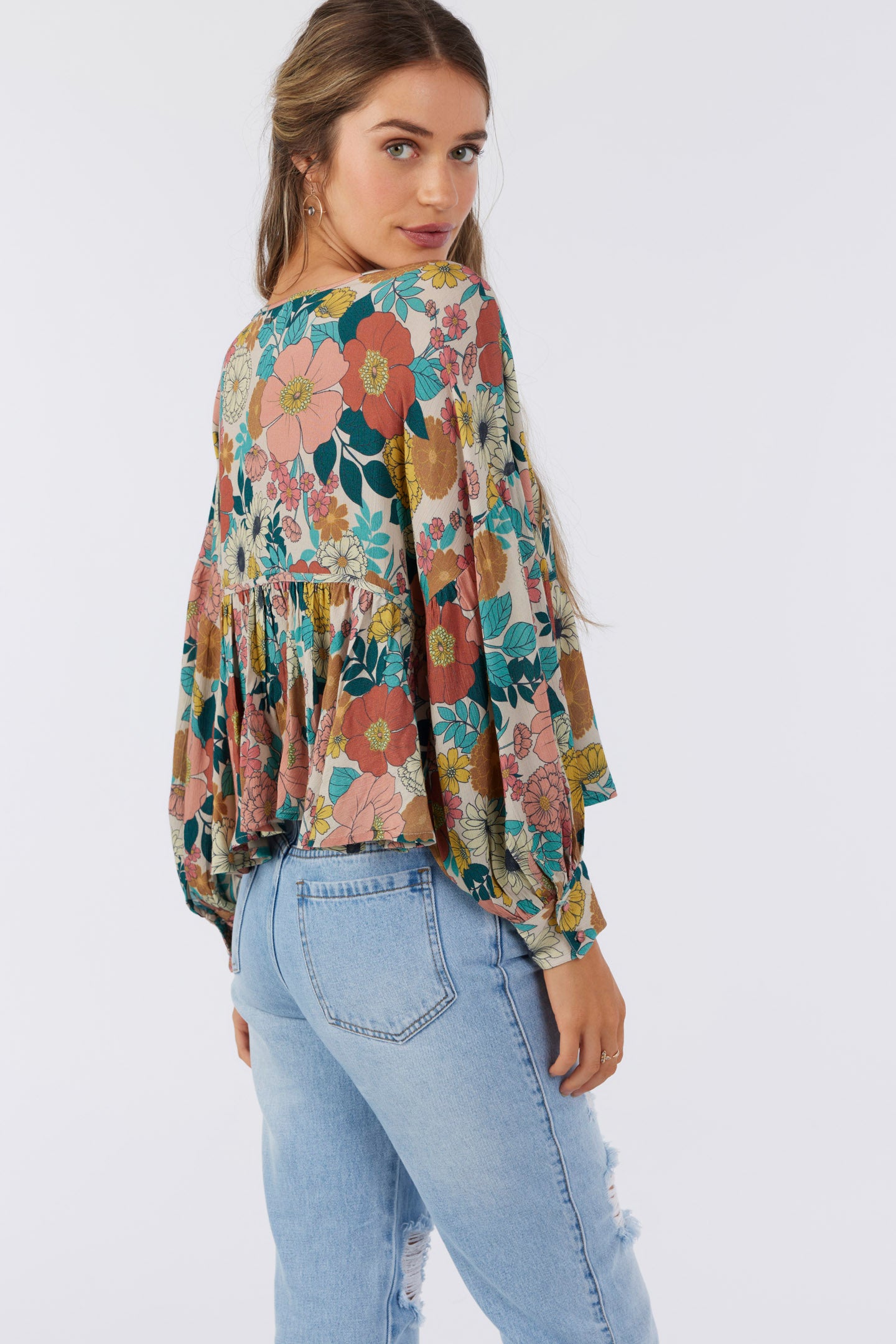 JUNIE TENLEY FLORAL TOP