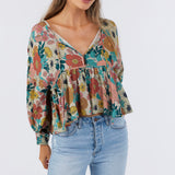 Junie Tenley Floral Top