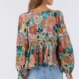 Junie Tenley Floral Top