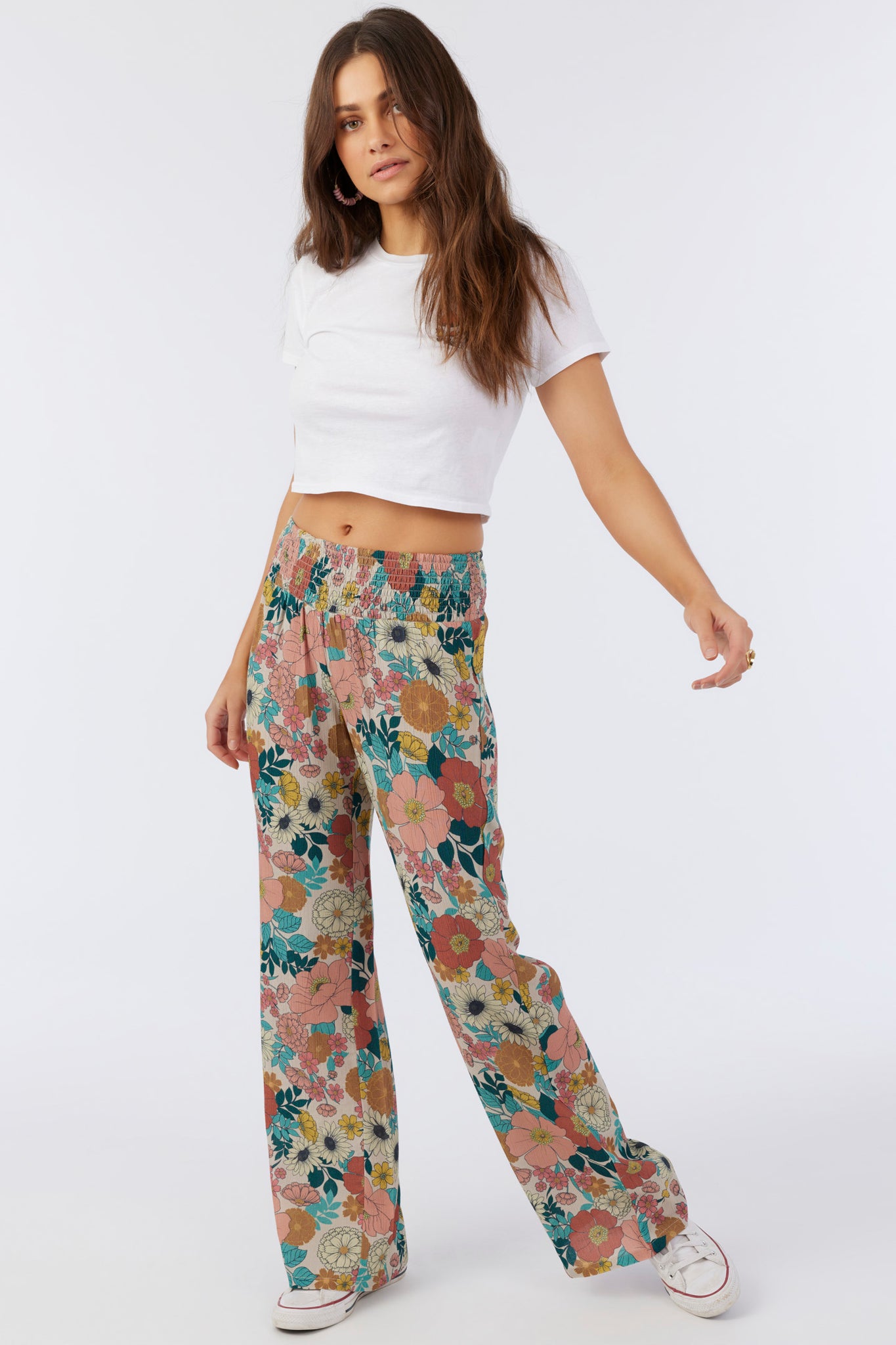 Johnny Tenley Floral Beach Pants - Multi Colored