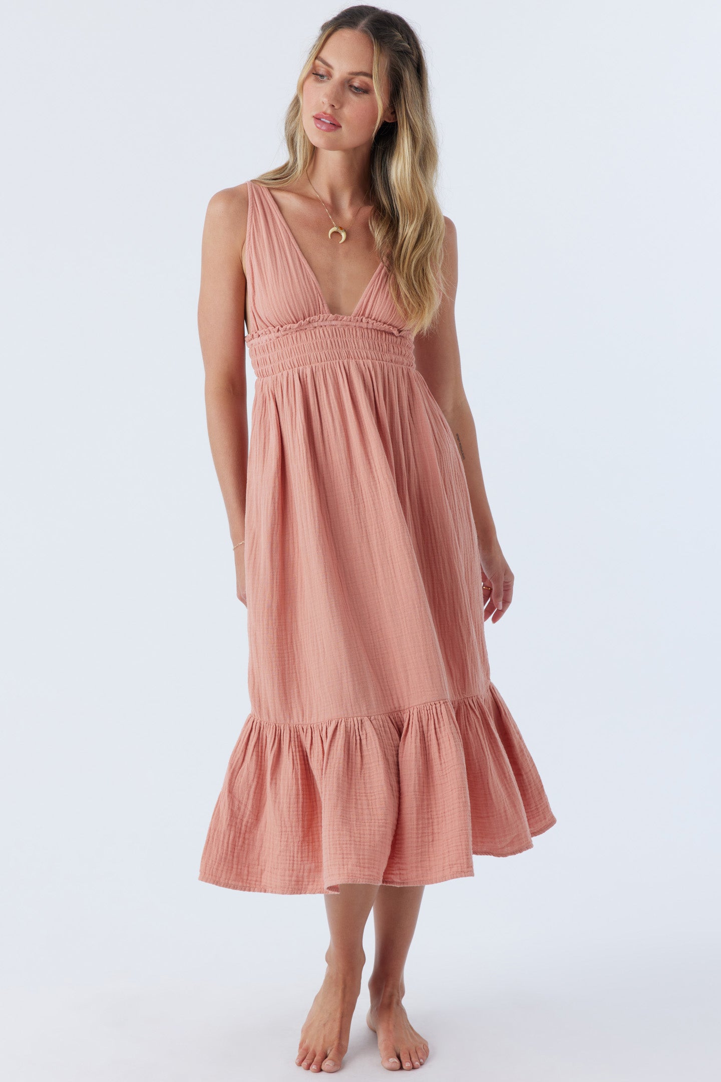 MARGEAUX DOUBLE GAUZE COVER-UP DRESS