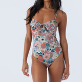 Tenley Floral Kailua Underwire Cheeky One-Piece
