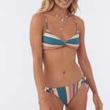 Kendari Stripe Malibu Twist Bralette Top