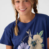 Girl's Surf Flower Tee