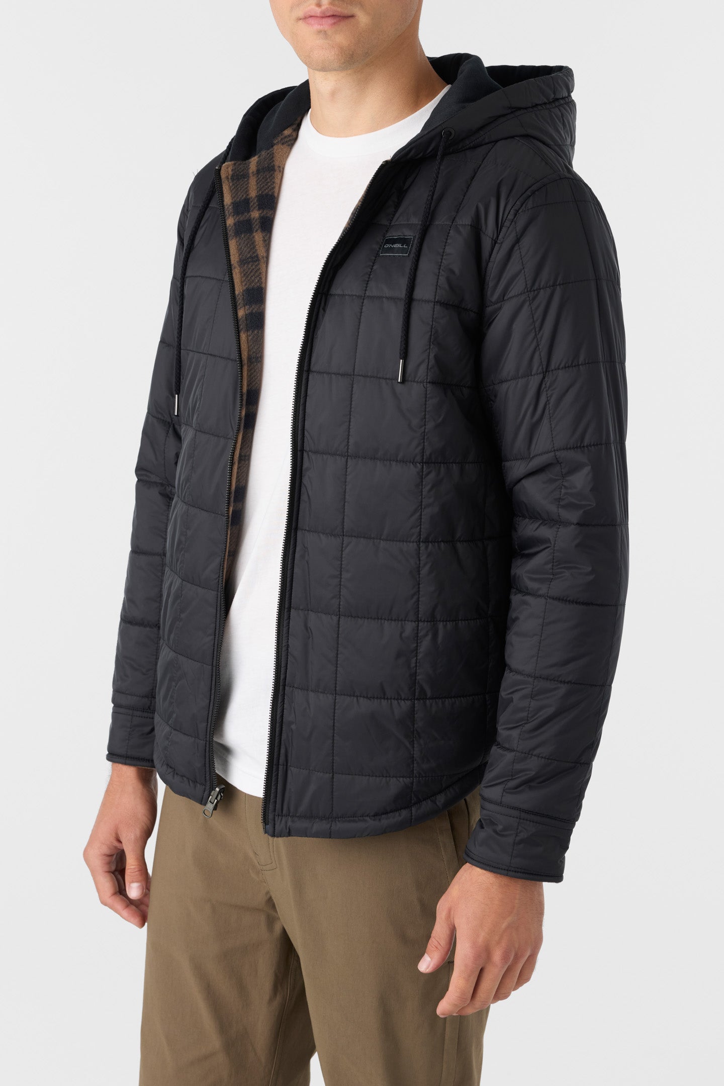 Glacier Hood Reversible Superfleece Jacket - Black | O'Neill